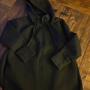 Womens Black Hooded Jacket